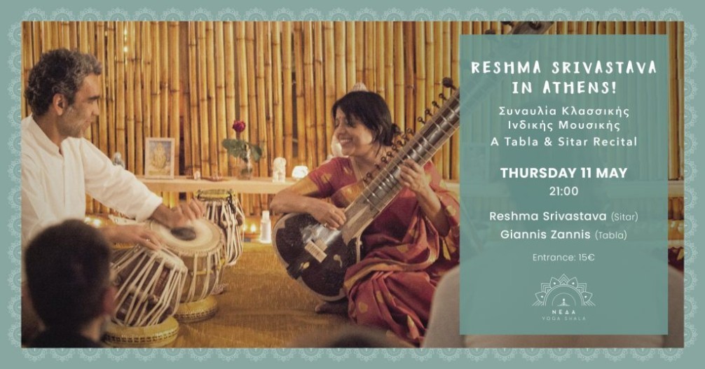 Indian Music Concert with Reshma Srivastava and Yannis Zannis