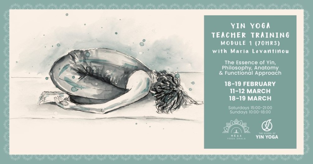 Yin Yoga Teacher Training Module Ι με την Μαρία Λεβαντίνου